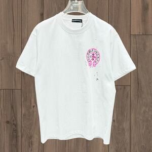🆕Chrome Hearts White Men's Short Sleeve
